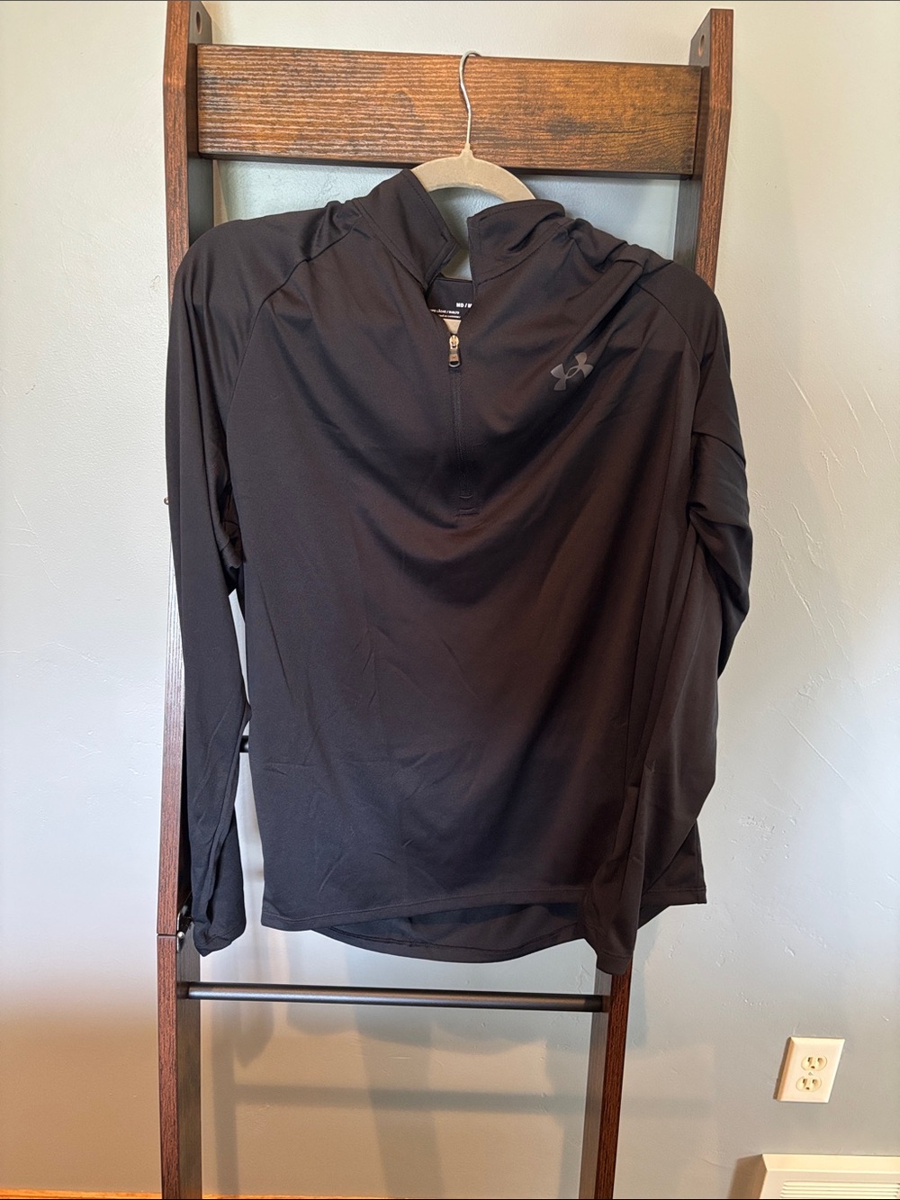 Under Armour Black Quarter-Zip Hoodie Pullover